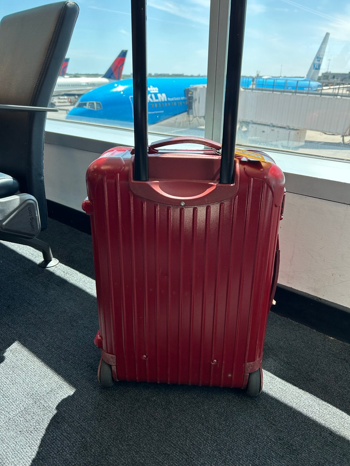 Rimowa Cabin Koffer classic Rood, Ophalen, 40 tot 60 cm, Gebruikt, 20 tot 30 cm