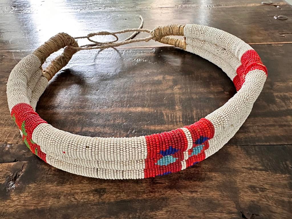 Koninklijke KUBA gordel privé collectie Antropoloog Congo, Antiek en Kunst, Ophalen of Verzenden