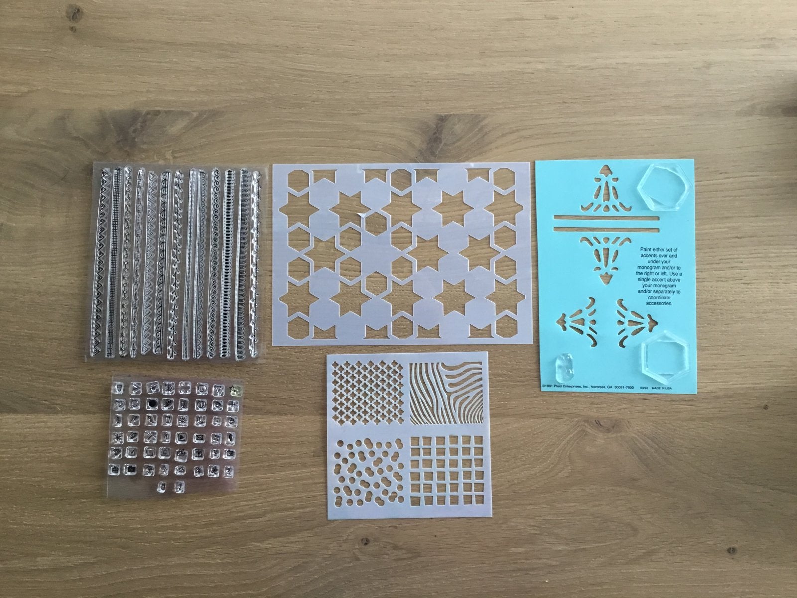 Siliconen stempels en sjablonen set alles voor €3,50, Hobby en Vrije tijd, Ophalen of Verzenden, Gebruikt, Clearstamp