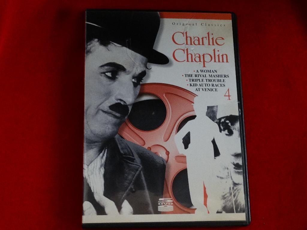 Komedie dvd charlie chaplin 4 nieuw krasvrij, Alle leeftijden, Ophalen of Verzenden, Nieuw in verpakking, Komedie