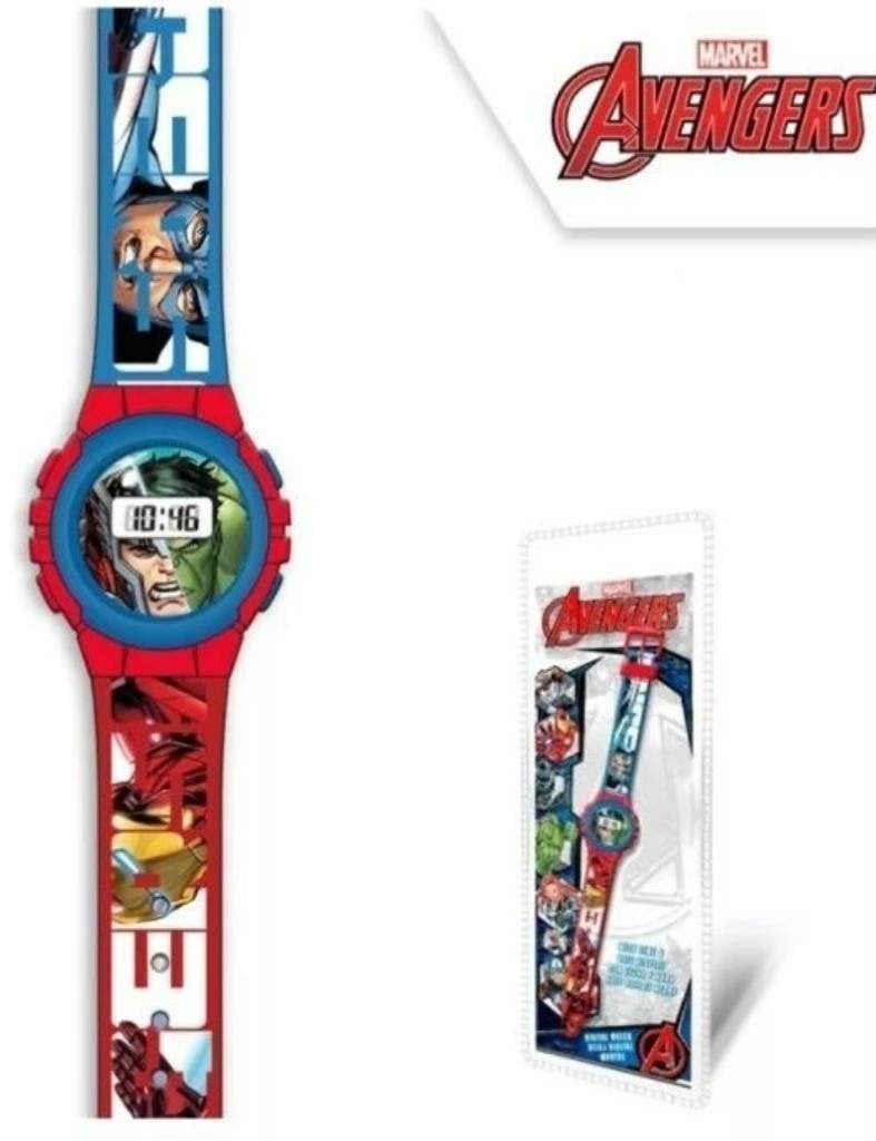 The Avengers Horloge - Digitaal Kinderhorloge - Marvel, Blauw, Nieuw, Ophalen of Verzenden, Nvt