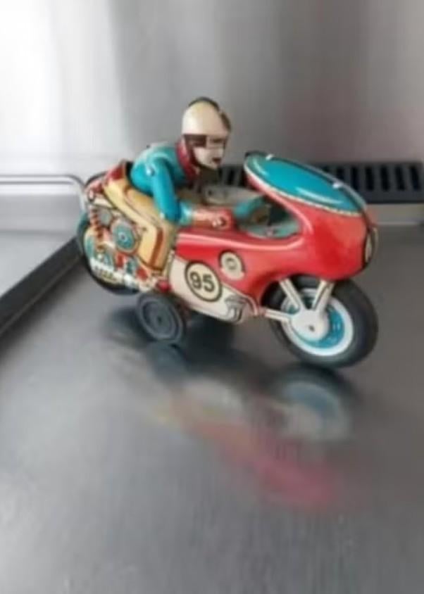 Blikken motorrijder, Ophalen of Verzenden