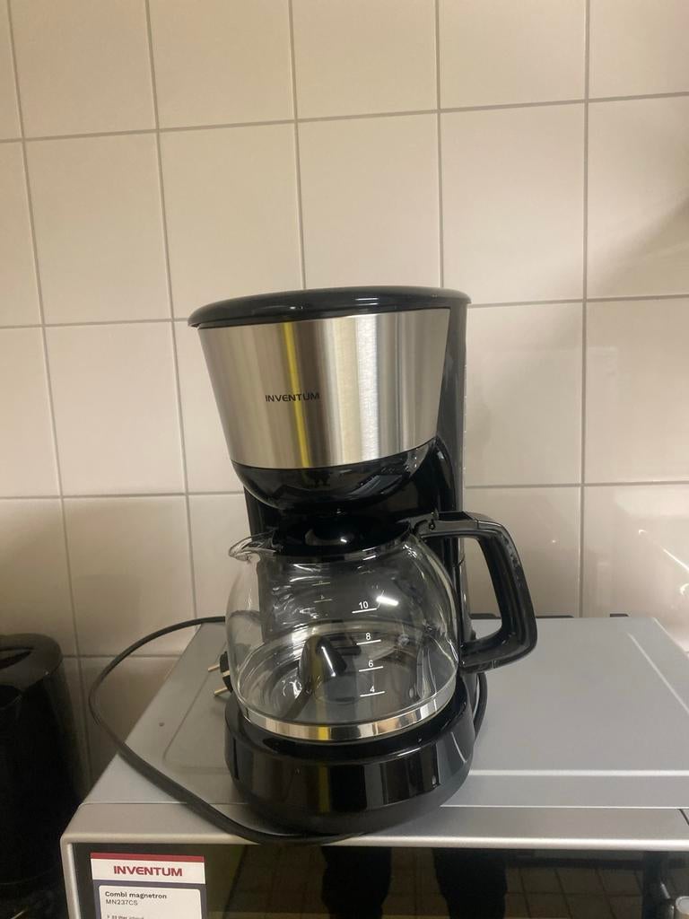 Inventum KZ612 koffiezetapparaat, Witgoed en Apparatuur, Koffiezetapparaten, Gebruikt, Gemalen koffie, Koffiemachine, 10 kopjes of meer