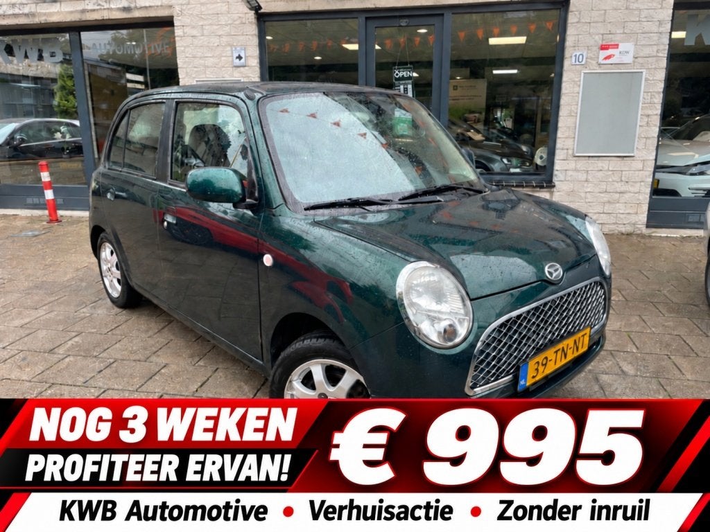 Daihatsu Trevis 1.0 5-deurs | Nieuwe APK | Trekhaak | NAP, Auto's, 21 km/l, 765 kg, 4 stoelen, Origineel Nederlands
