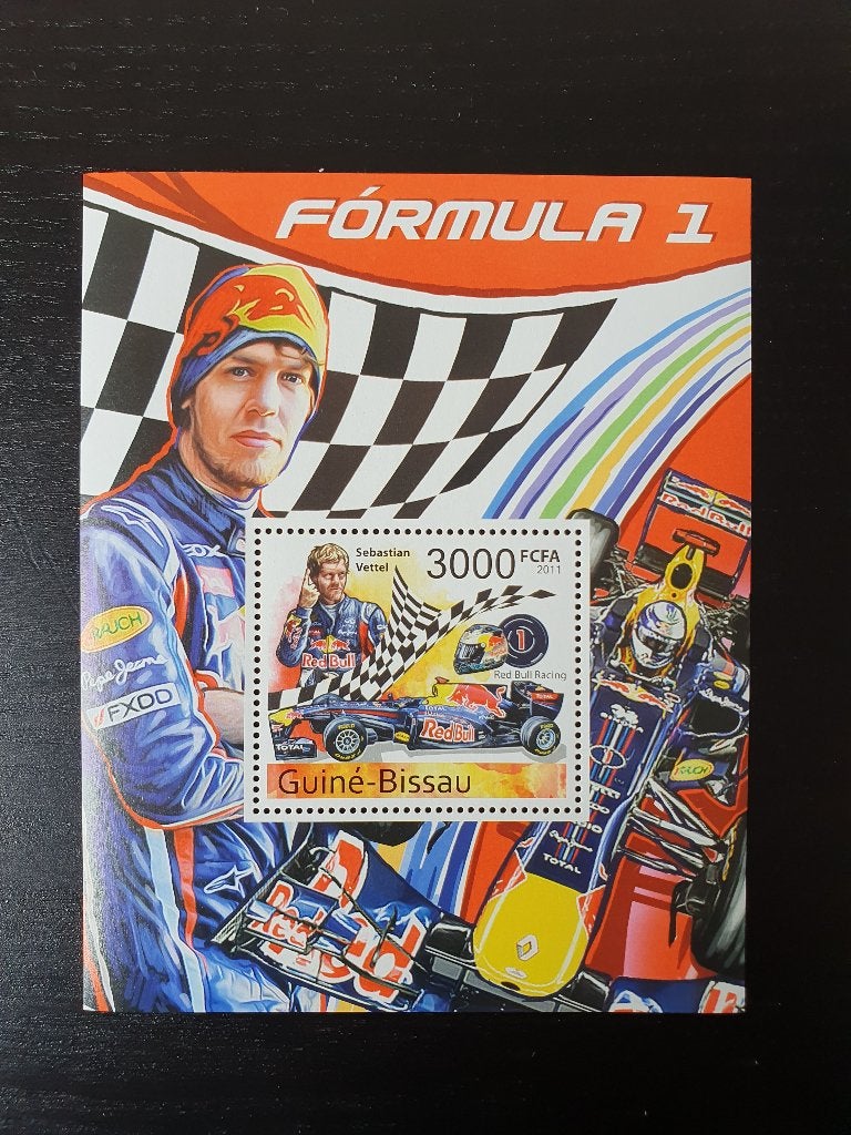 Guinee-Bissau 2011 Formule 1 Michel blok 961 postfris, Postzegels en Munten, Verzenden, Postfris, Sport
