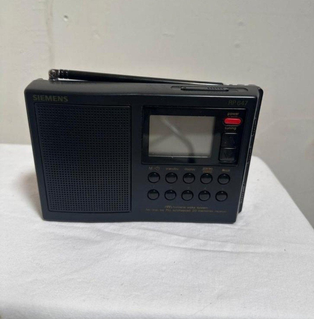 Siemens draagbare radio met wekker, Ophalen, Gebruikt, Nvt, Nvt
