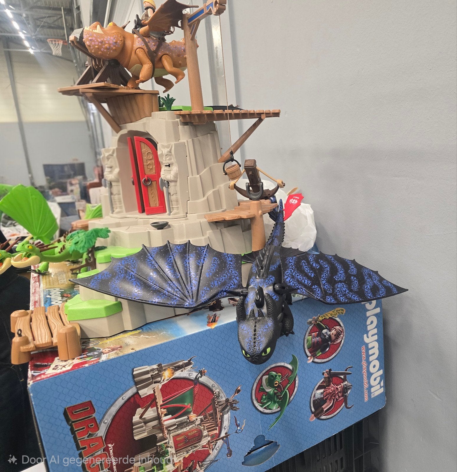 Foto 3 van Playmobil Drakenrijders Kasteel met extra draken