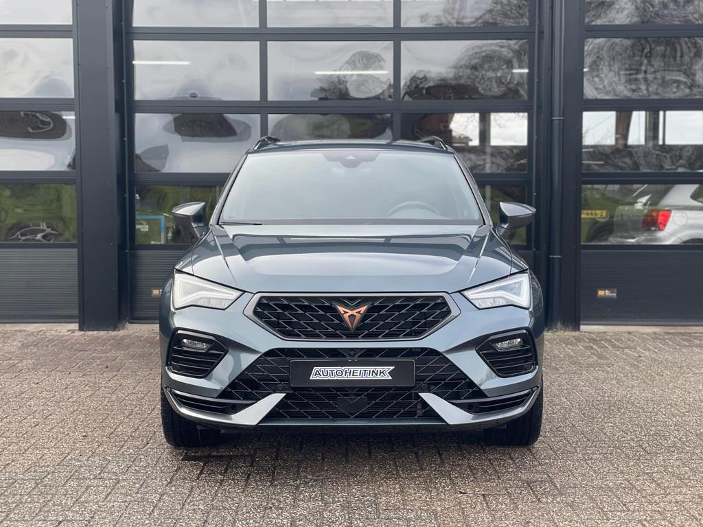 CUPRA Ateca 2.0 TSI 4DRIVE/Trekhaak/Stoelverwarming/Kuipstoe, Auto's, Automaat, Gebruikt, Zwart, 1984 cc