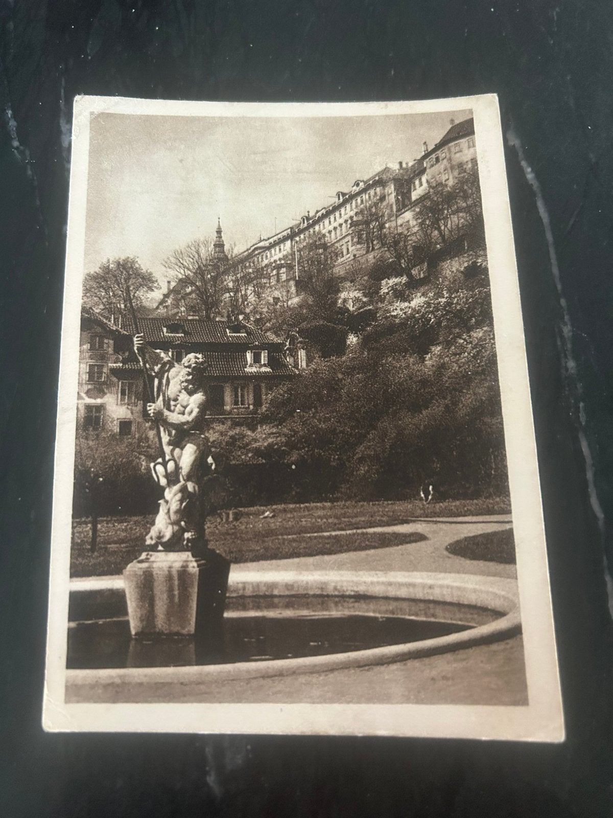 PRAAG zeer oude kaart, Ophalen of Verzenden, Voor 1920, Gelopen, Overig Europa