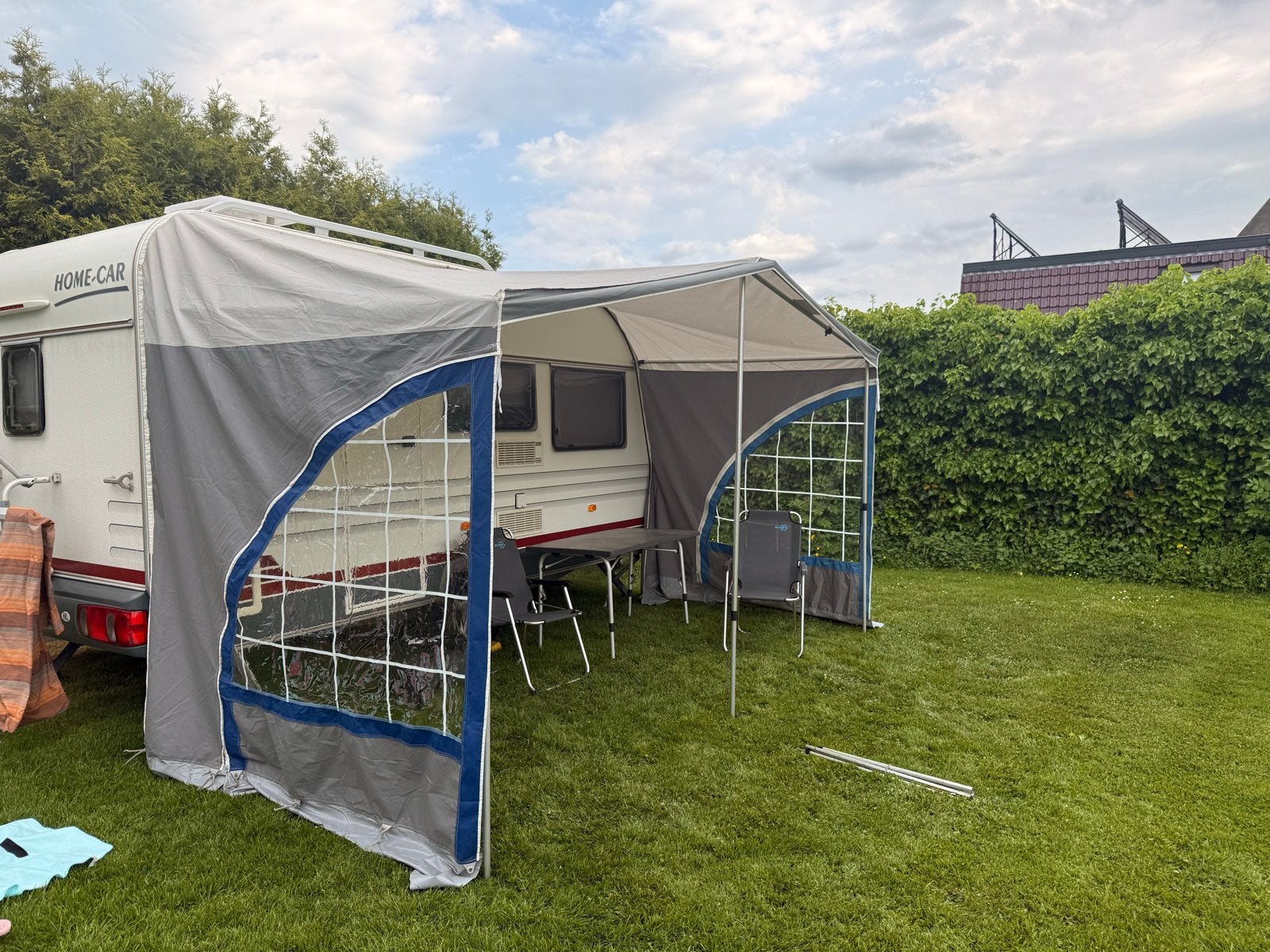 Voortent/ luifel - Fan Recreatie (Ten Cate doek), Ophalen of Verzenden, Gebruikt