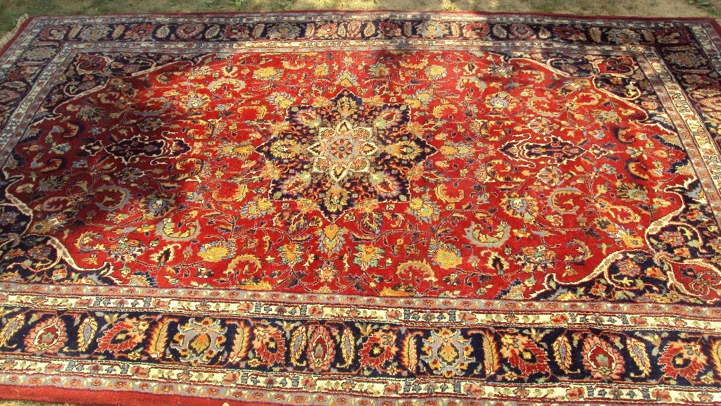 Perzisch Tapijt groot formaat ,heel netjes 300x250 cm, Ophalen, India, 200 cm of meer, Zo goed als nieuw