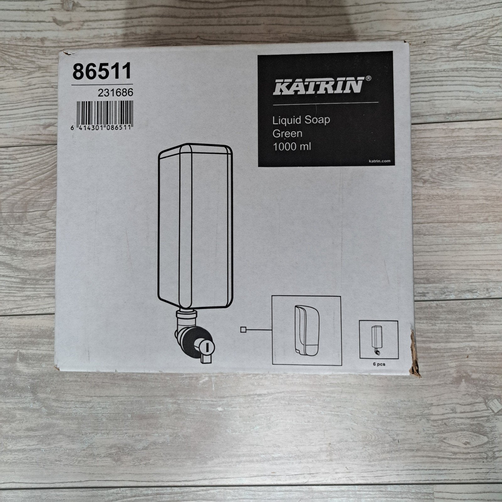 Katrin Vloeibare Zeep Groen 1000 ml - Nieuw in doos, Ophalen of Verzenden, Nieuw