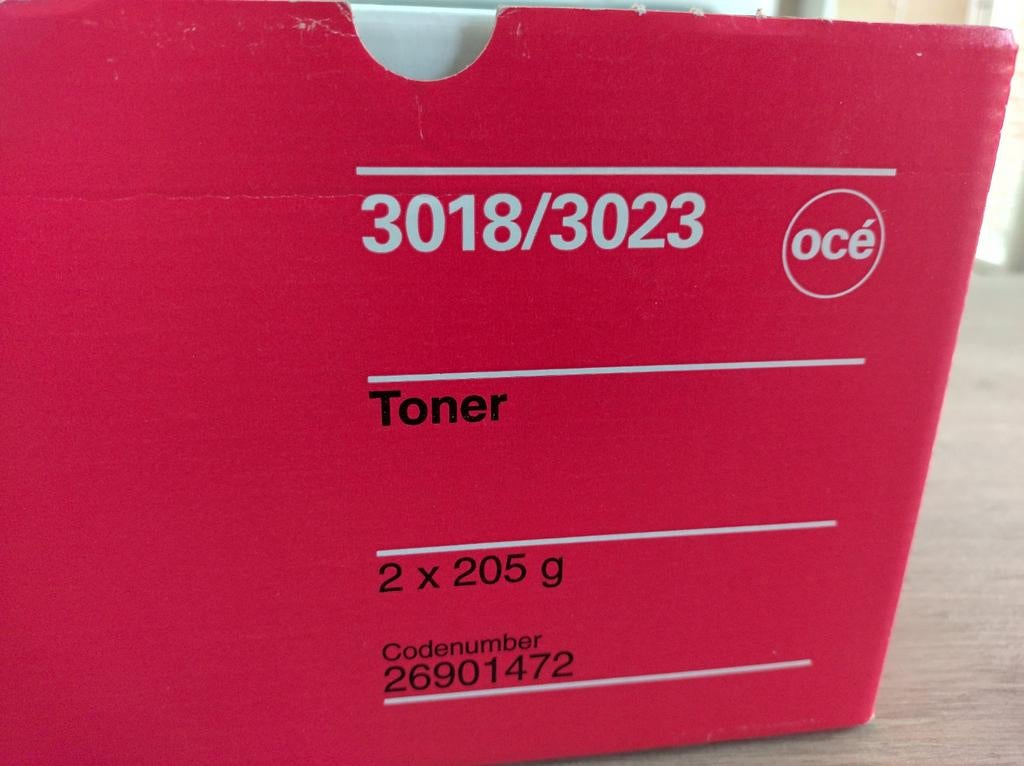 Océ toner 3018/3023, 2 x 205 g, Ophalen of Verzenden, Nieuw, Kopieermachine, Océ Canon Group