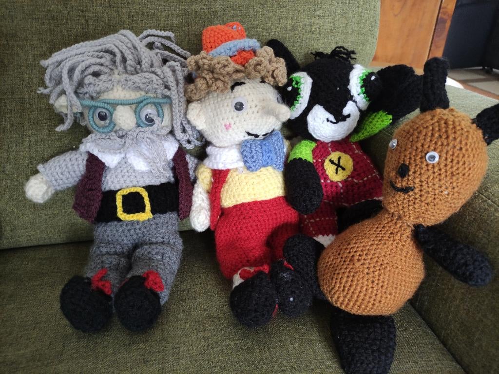 Knuffels gehaakt, Ophalen, Nieuw, Haken, Wol of Garen