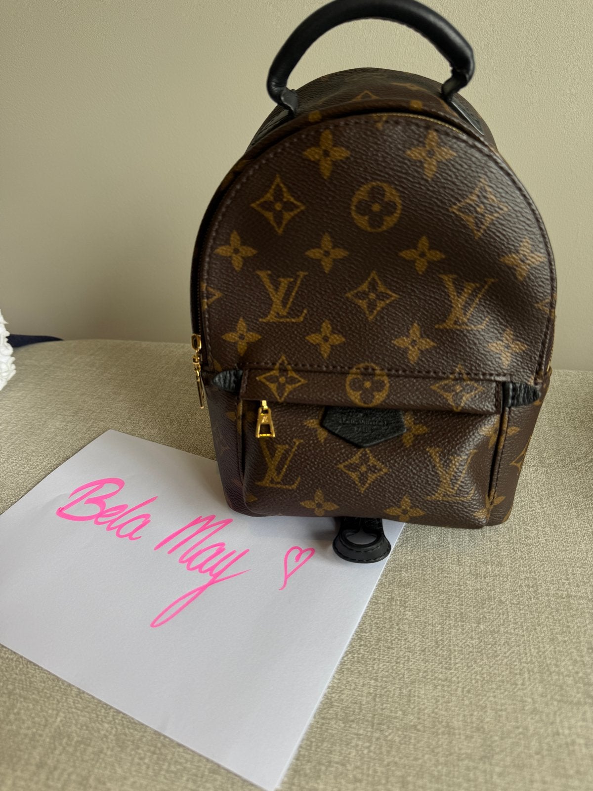 Louis Vuitton Palm Springs Mini Rugzak Monogram, Sieraden, Tassen en Uiterlijk, Tassen | Rugtassen, Minder dan 30 cm, Nieuw, Minder dan 25 cm