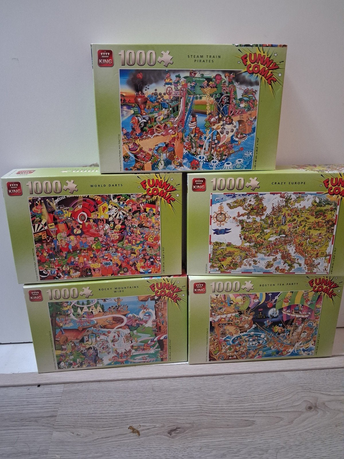 Puzzels, Ophalen, 500 t/m 1500 stukjes, Gebruikt, Legpuzzel