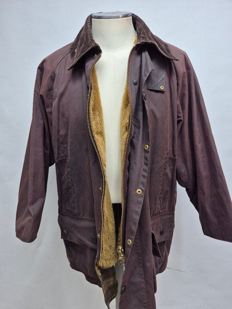 Barbour Beaufort wax jas, maat XL C46-117cm, Barbour, Bruin, Maat 56/58 (XL), Ophalen of Verzenden