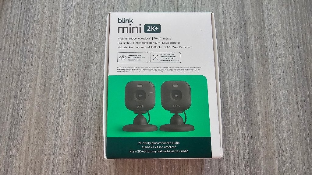 Blink Mini 2K Veiligheidscamera's! 2 Stuks! NIEUW!, Ophalen of Verzenden, Nieuw