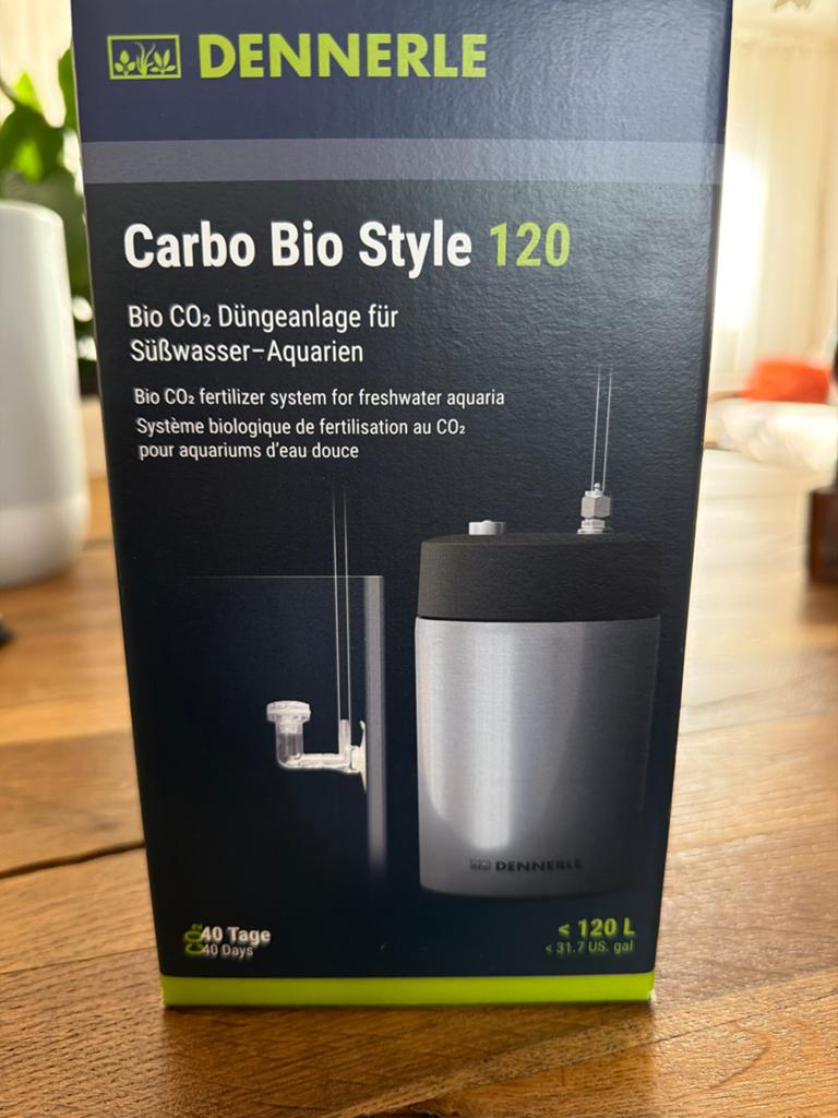 Dennerle carbo Bio Style 120, Ophalen, Zo goed als nieuw, CO₂-systeem, Dennerle
