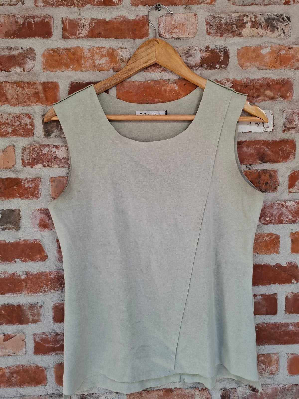 Costes Top Lichtgroen Suedine Maat XS, Costes, Ophalen of Verzenden
