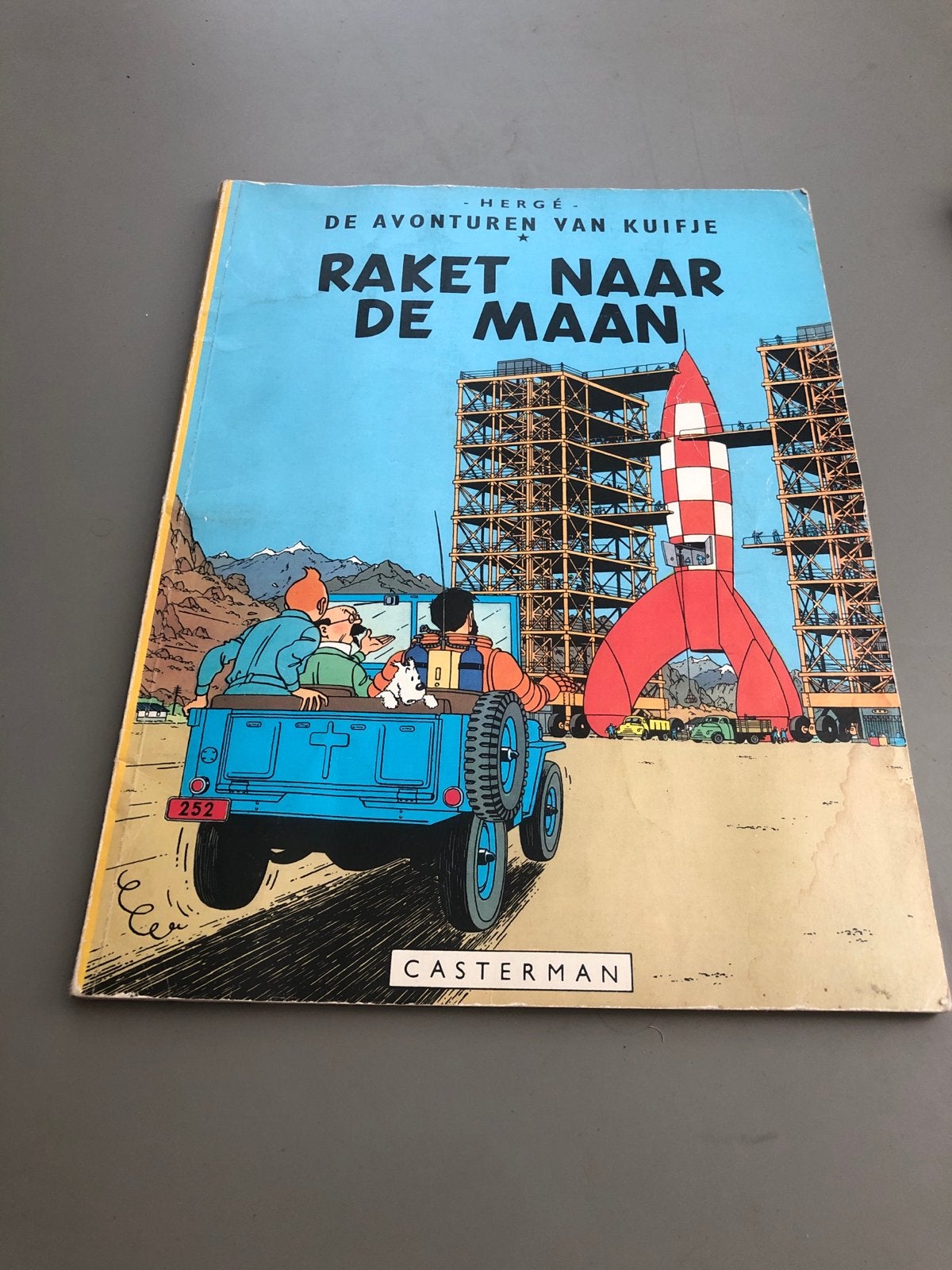 Kuifje stripboeken - Raket naar de Maan, Mannen op de Maan,, Boeken, Meerdere stripboeken, Ophalen, Gelezen