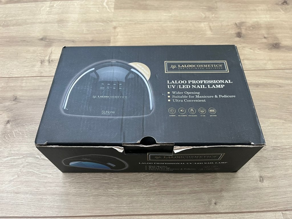Laloo Led Lamp 24/48W, Zwart, Ophalen of Verzenden, Zo goed als nieuw, Handen en Nagels