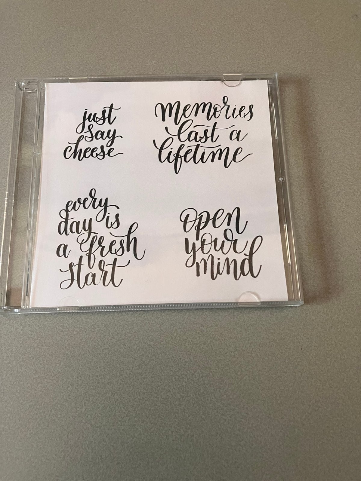 Clear stamps, Ophalen of Verzenden, Zo goed als nieuw, Clearstamp