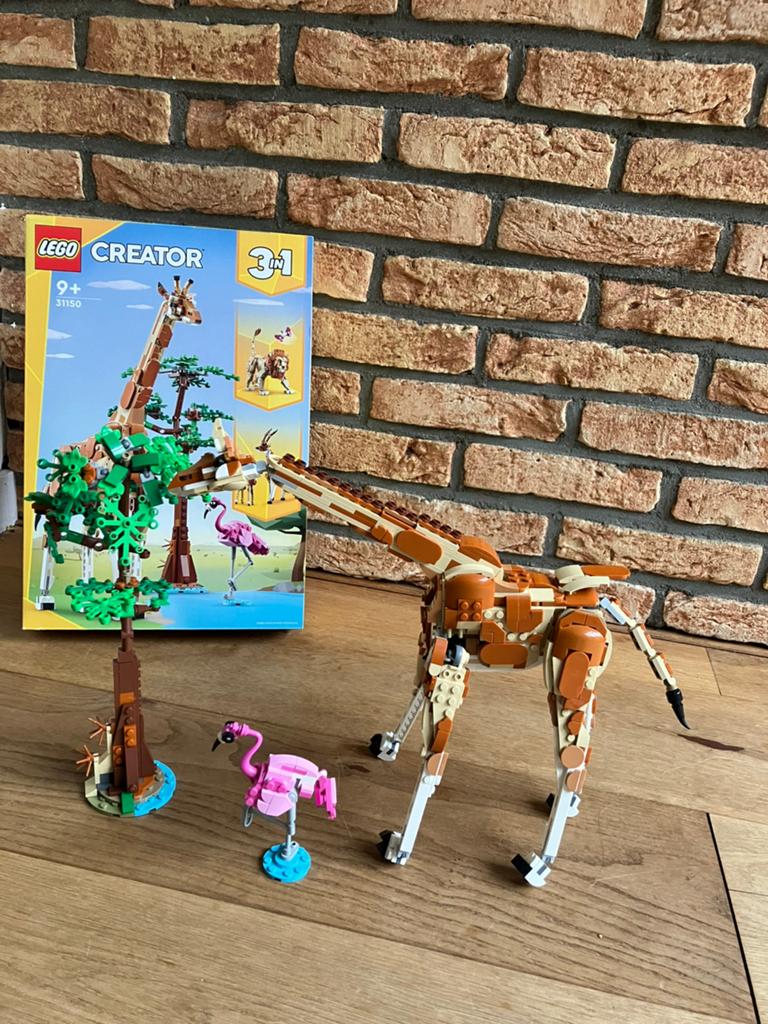 3 in 1 legopakket creator 31150 - Safari - Compleet, Ophalen of Verzenden, Gebruikt, Lego