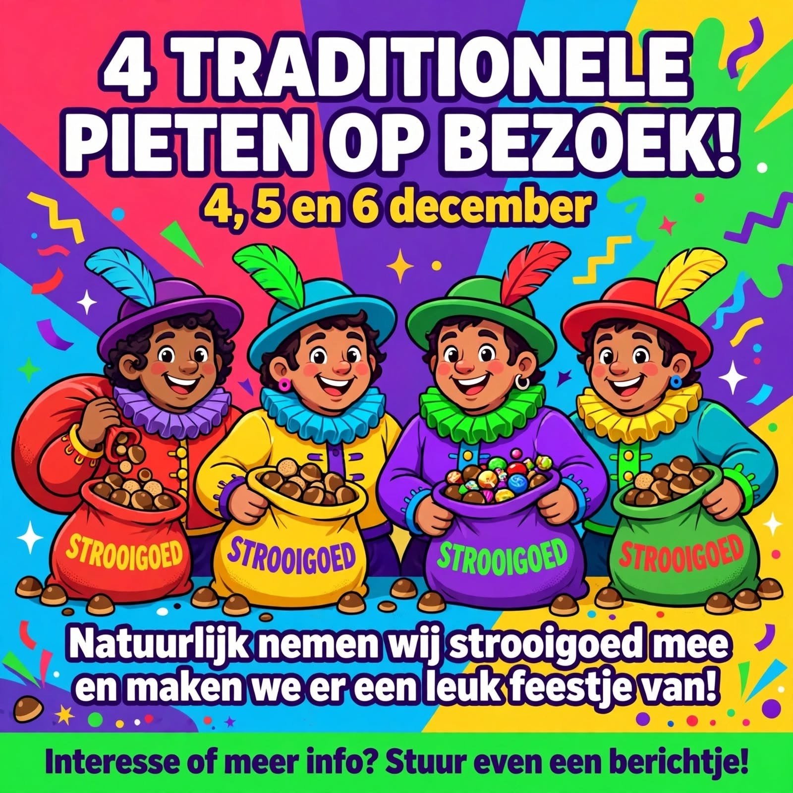 pieten aan huis, Diversen, Ophalen of Verzenden
