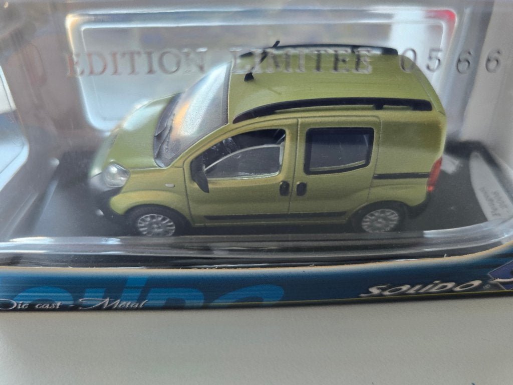 Peugeot Bipper 2008 1/43, Hobby en Vrije tijd, Ophalen of Verzenden, Zo goed als nieuw, Auto, Solido