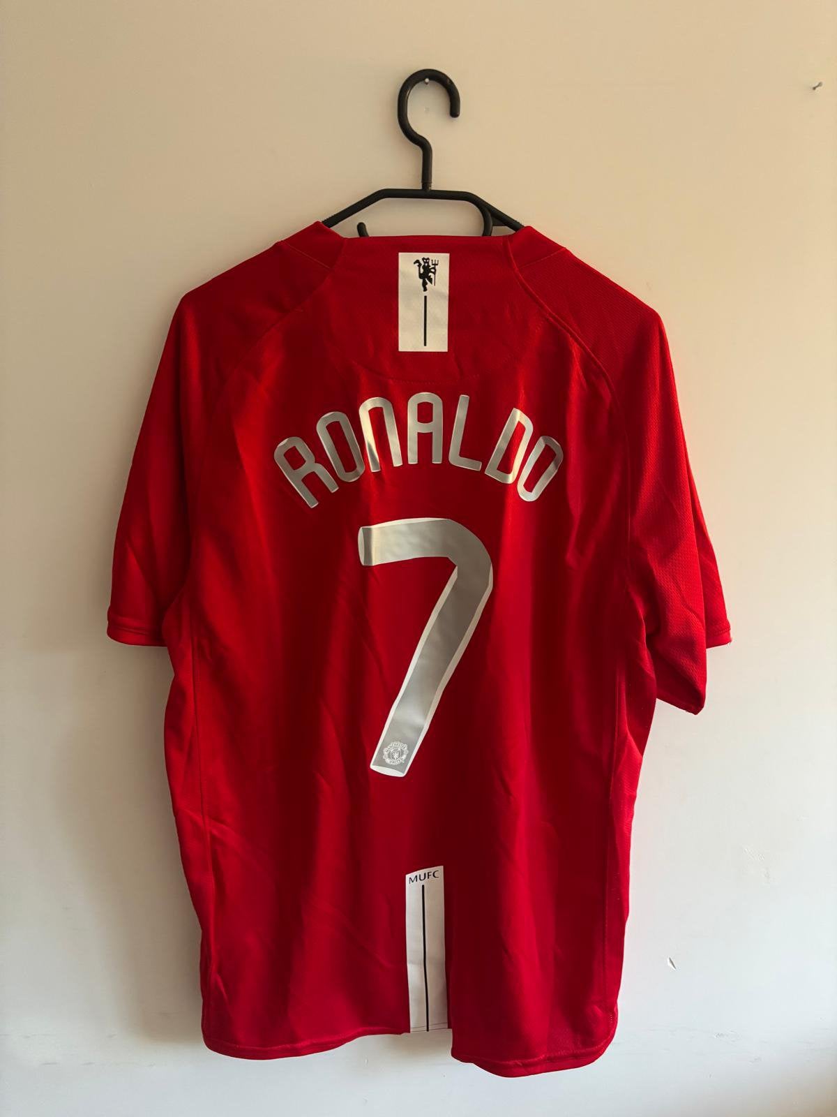 Cristiano Ronaldo #7 Manchester United 2007/08 Thuis Shirt, Ophalen of Verzenden, Zo goed als nieuw, Buitenlandse clubs, Shirt
