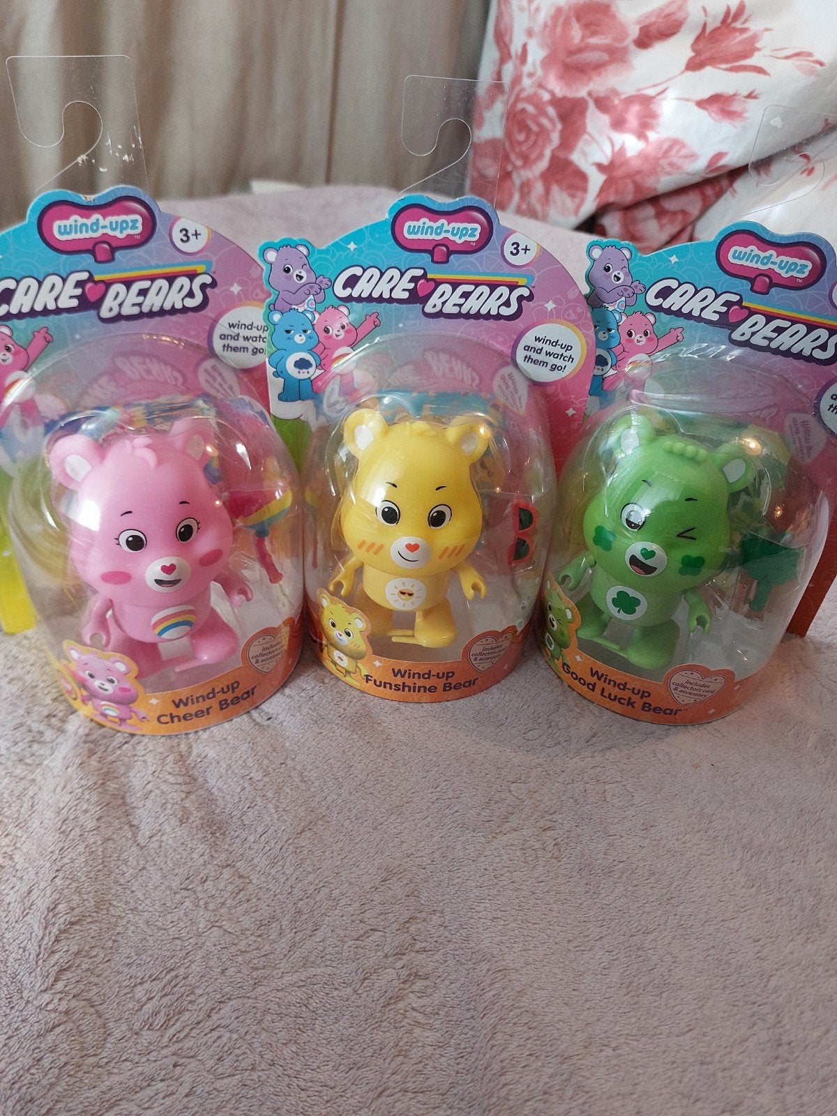 Care Bears Wind-Up Speelgoed - Cheer, Funshine, Good Luck, Ophalen of Verzenden, Nieuw, Jongen of Meisje