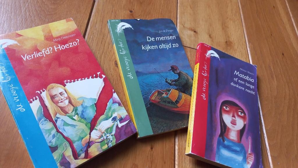 3 keer De Vroege Lijsters, Boeken, Ophalen of Verzenden, Zo goed als nieuw, Miek DIepman, Fictie