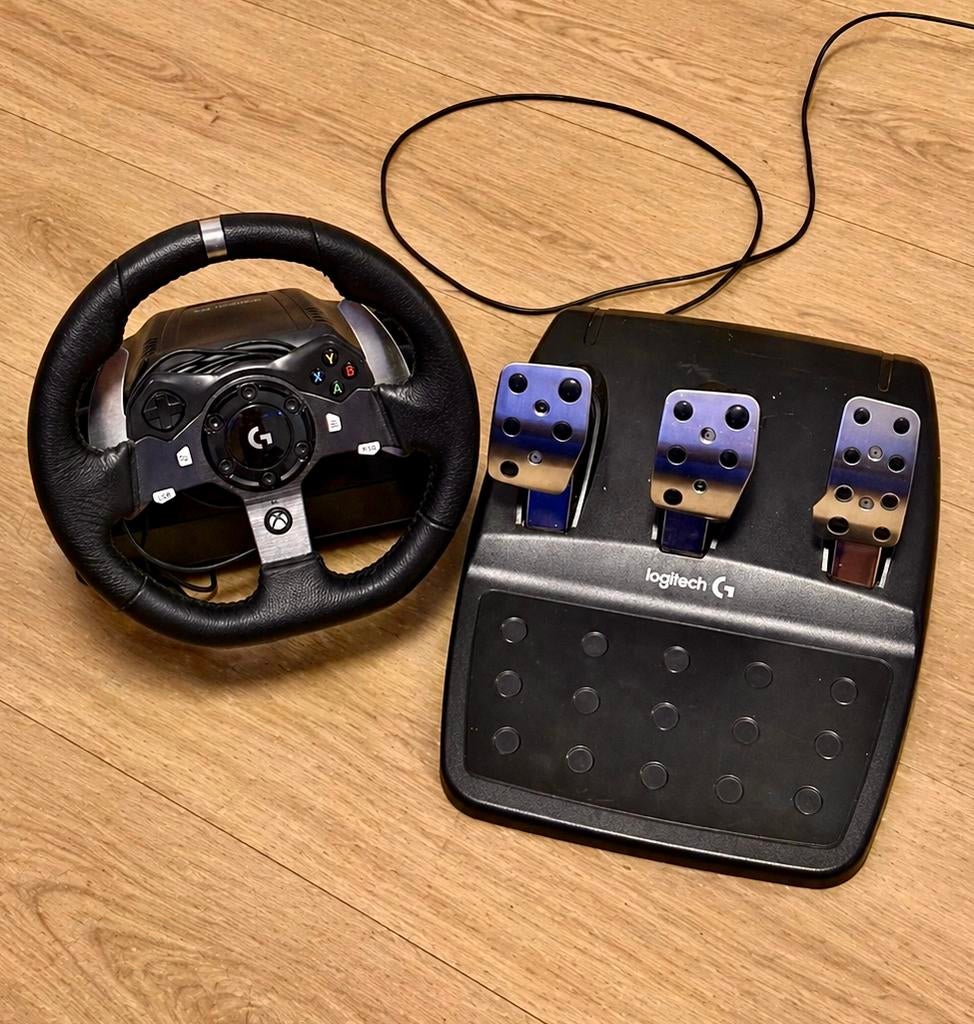 Logitech g920, Spelcomputers en Games, Spelcomputers | Xbox | Accessoires, Zo goed als nieuw, Xbox Original, Xbox 360, Xbox One