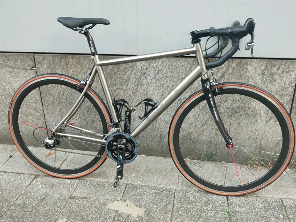 Pilot CELS Titanium Racefiets – SRAM Force – Carbon Wielset, Fietsen en Brommers, 28 inch, Zo goed als nieuw, Dames, Meer dan 20 versnellingen