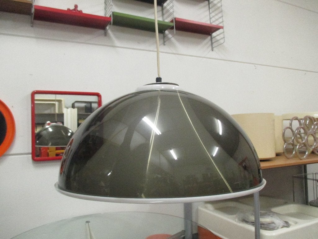jaren 70 space age design Elio Martinelli hanglamp Artimeta, Kunststof, Gebruikt, Artimeta, ?