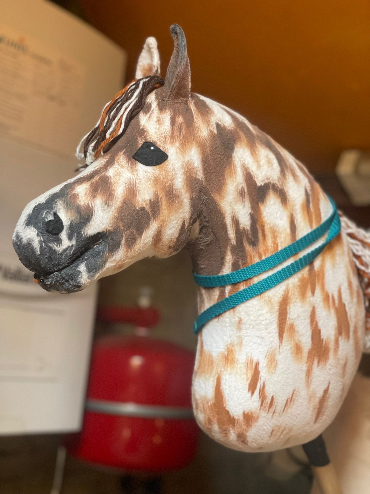Ovega Hobby Horse, Kinderen en Baby's, Speelgoed | Knuffels en Pluche, Ophalen of Verzenden, Zo goed als nieuw, Paard