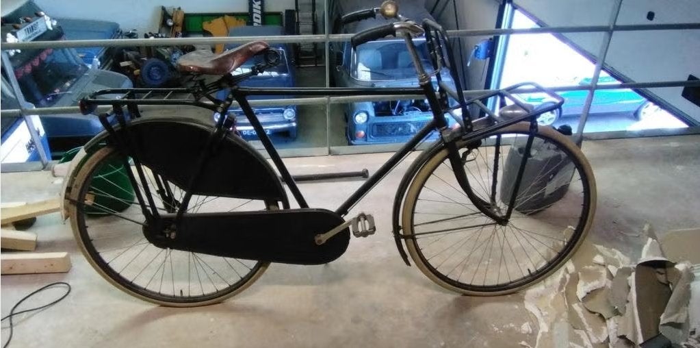 antieke gazelle herenfiets, Ophalen, Terugtraprem, Gebruikt, 65 cm of meer