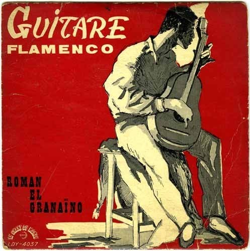Guitare Flamenco - Roman El Granaino, Cd's en Dvd's, Wereldmuziek, 7 inch, Ophalen of Verzenden, Zo goed als nieuw