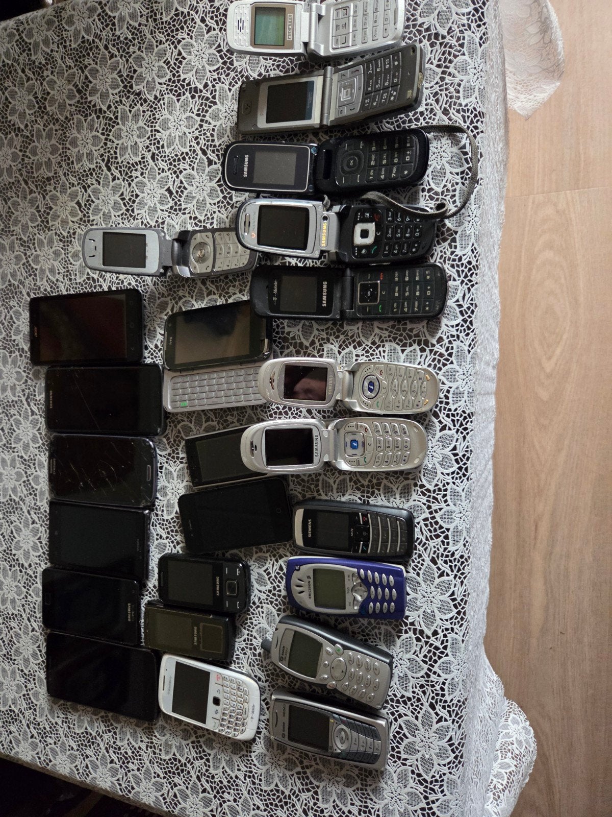 Partij 24stuks telefoons voor de liefhebber, Gebruikt, Ophalen of Verzenden, Minder dan 3 megapixel, Klassiek of Candybar