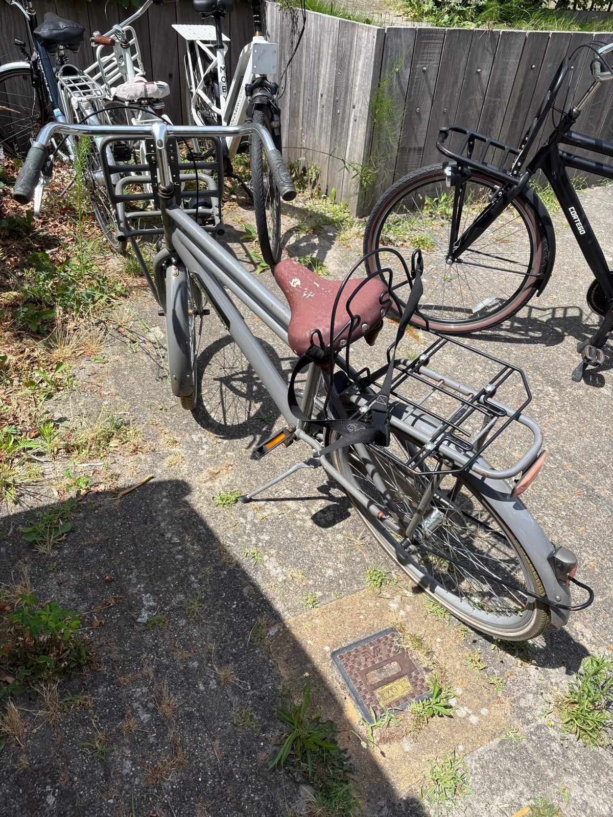 Popal transportfiets met rugzakhouder, Ophalen, Gebruikt, Terugtraprem, 20 inch of meer