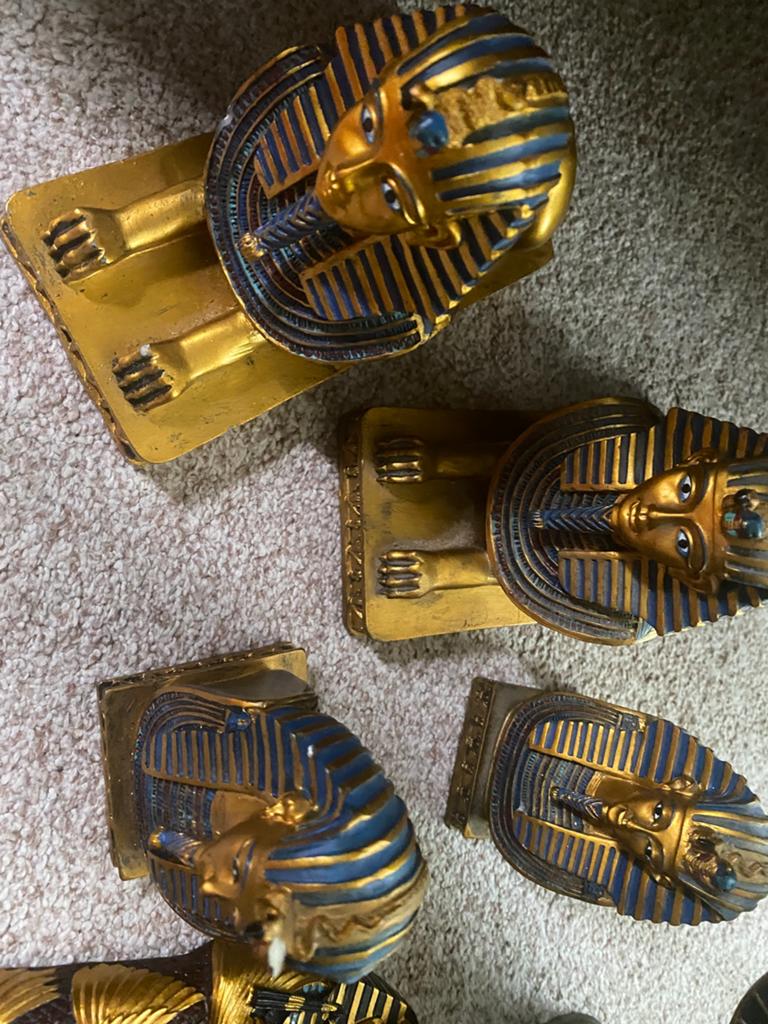 Egyptische beeldjes, Verzamelen, Beelden en Beeldjes, Ophalen of Verzenden, Gebruikt