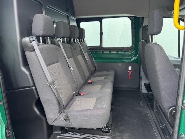Ford Transit 350 2.2 TDCI L2H2 DC Ambiente, '15, 6-pers., ca, Auto's, Keurmerk '100% Onderhouden', Gebruikt, Zwart, 4 cilinders