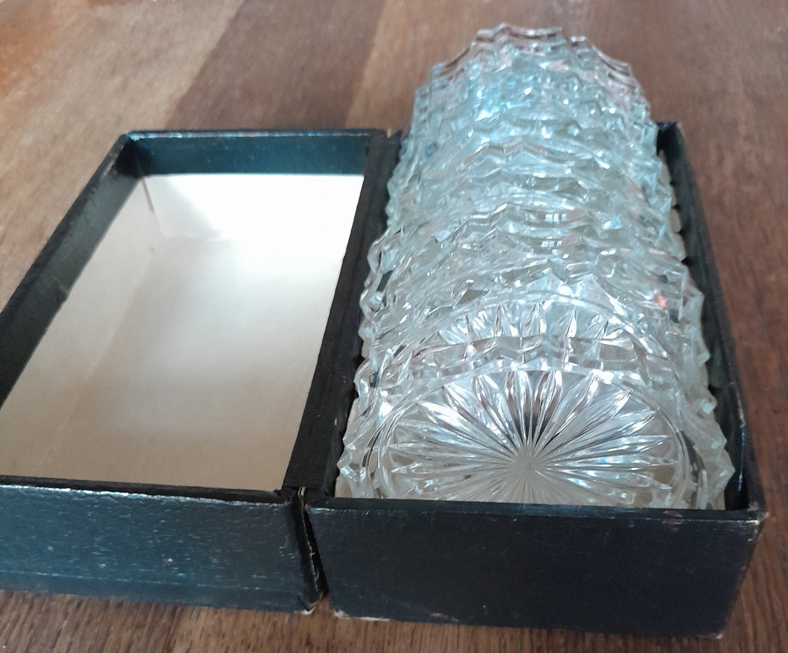 Set Onderzetters 12 stuks Kristal, Ophalen of Verzenden