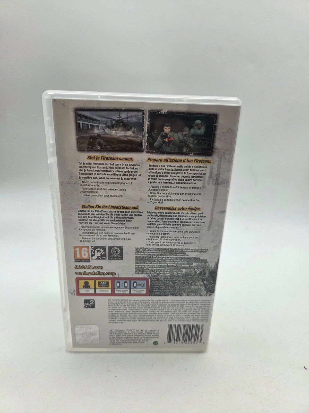 SOCOM Fireteam Bravo 3 PSP Essentials, Spelcomputers en Games, Online, Gebruikt, Shooter, Sony Computer Entertainment