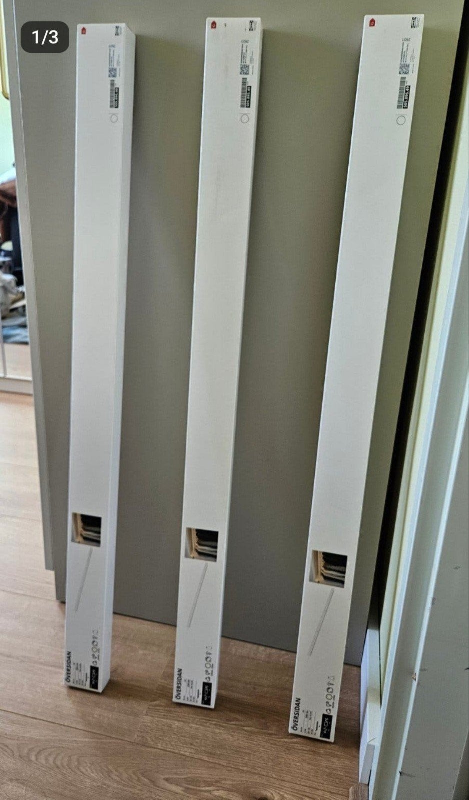 IKEA ÖVERSIDAN LED verlichting voor kledingkast (3 stuks), Ophalen of Verzenden, Nieuw