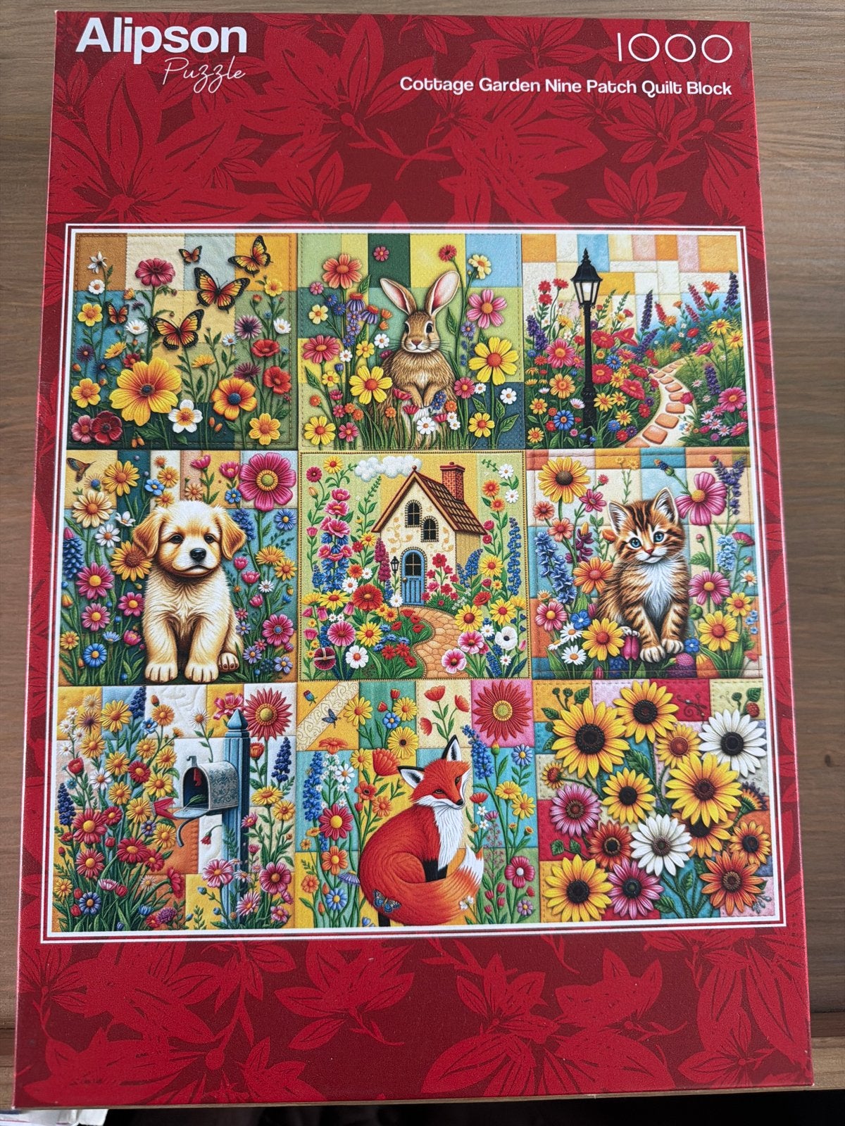 Alipson Legpuzzel Cottage Garden 1000 stukjes, Ophalen of Verzenden, 500 t/m 1500 stukjes, Zo goed als nieuw, Legpuzzel