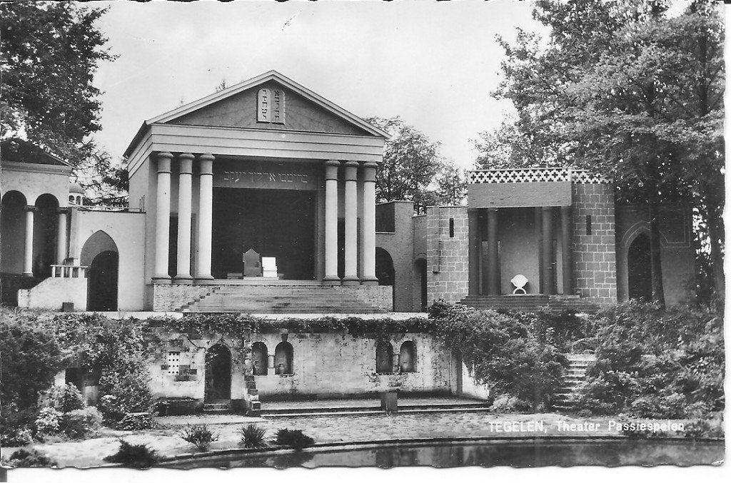 Oude Ansichtkaart Tegelen - Theater Passiespelen, Ophalen of Verzenden