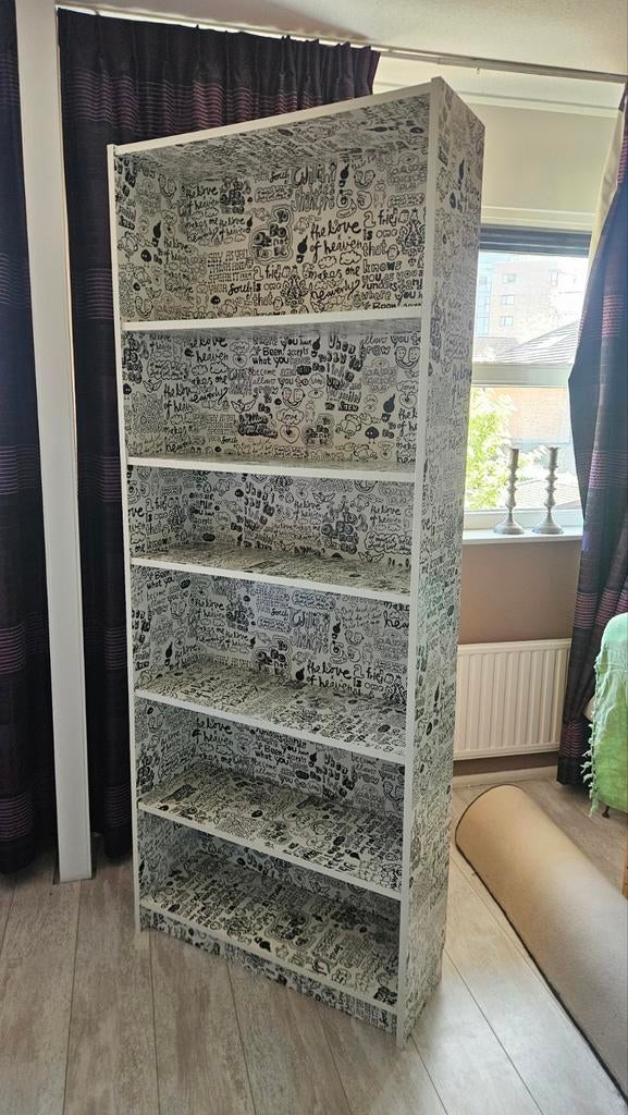 Limited Edition IKEA BILLY boekenkast –unieke print zeldzaam, Ophalen, Zo goed als nieuw