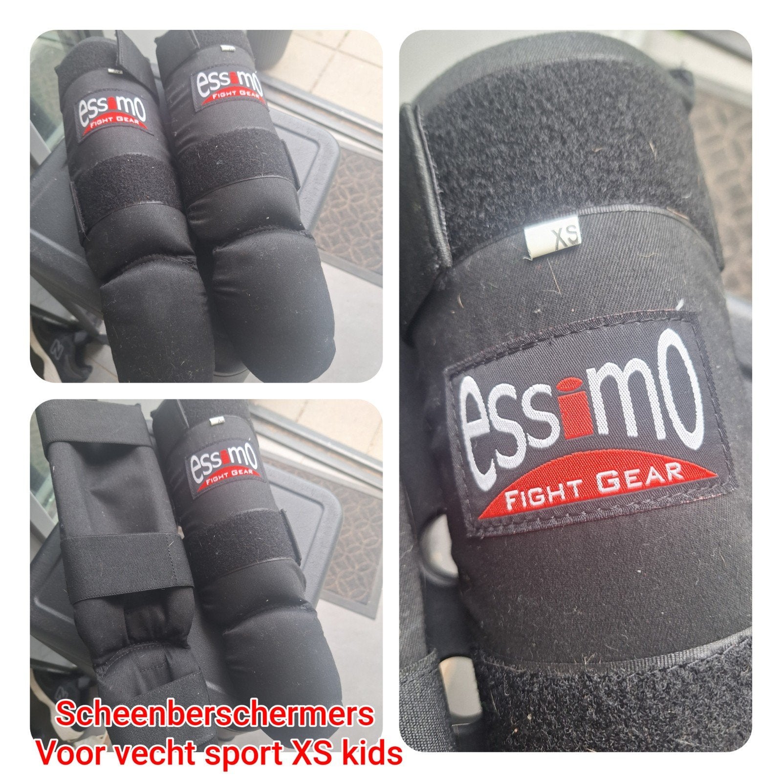 Essimo Scheenbeschermers XS voor Vechtsport Kids, Ophalen